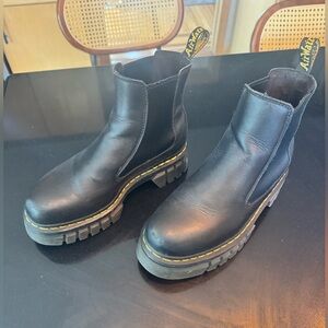 Doc Marten Smooth Leather Platform Chelsea Boots
